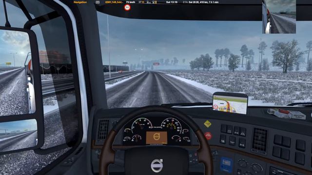 ETS2 1.35 Rus1.9.1 Volgograd - Bryansk | Frosty7.2 + Physics смотреть онлайн