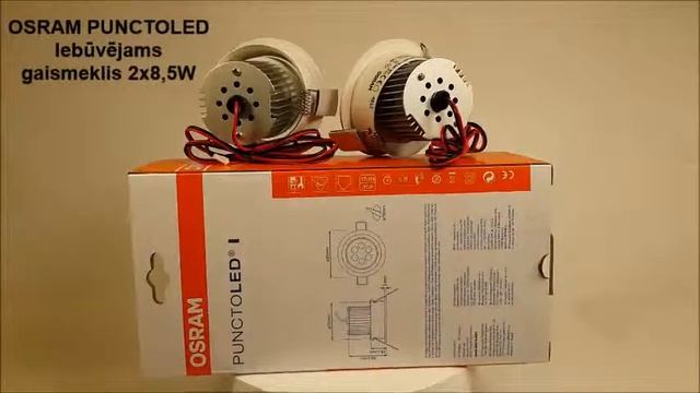 OSRAM PUNCTOLED Iebūvējams gaismeklis 2x8,5W / OSRAM PUNCTOLED 2x8,5W 4008321999344 смотреть онлайн