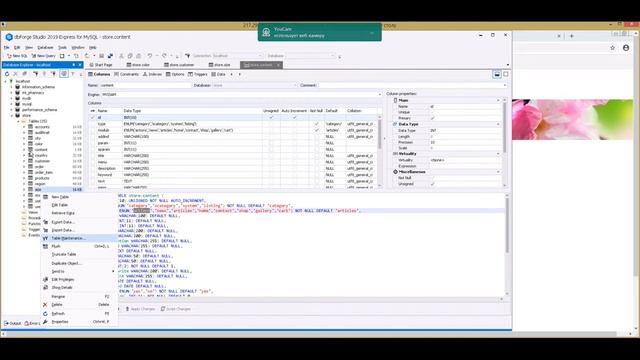 PHPMaker урок №7. Создаем интернет магазин. База данных для стандартного функционала смотреть онлайн