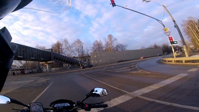 Первый запуск доминар после зимы Bajaj Dominar