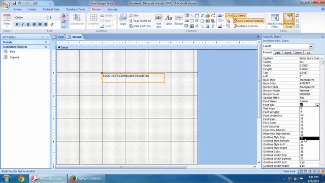 Close Current Form and Opening Another Form In Microsoft Access-2007 Tamil смотреть онлайн