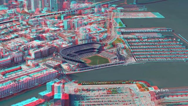 US San Francisco, Oracle Park;AT&T Park ANAGLYPH, RED/CYAN, 3D RED/CYAN 3D, 3D ANAGLYPH, 적청 입체 смотреть онлайн
