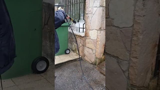 Мойка фасадов крыш брусчатки .выезд к клиенту по латвии.+37120485173 смотреть онлайн