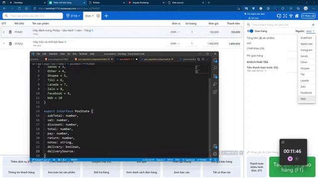 13. POS - Using RxState - Fullstack development .NET Core 6 and Angular 13 смотреть онлайн