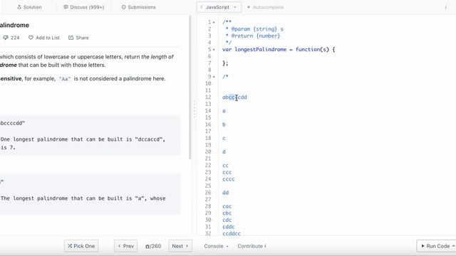 409. Longest Palindrome | LeetCode 75 | JavaScript | Easy Explanation | Linear Time Complexity смотреть онлайн