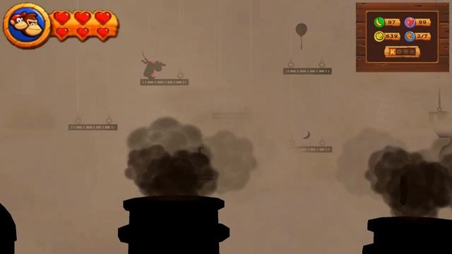 Donkey Kong Country Returns 3D - All Silhouette Levels (No Damage) смотреть онлайн