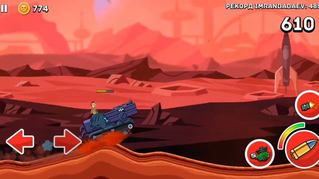 Битва навыков на баке в игре Hill of steel смотреть онлайн