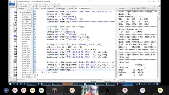 Java (06): Math, Random, Formatting, File Input (CS102 - 2021-04-12) смотреть онлайн