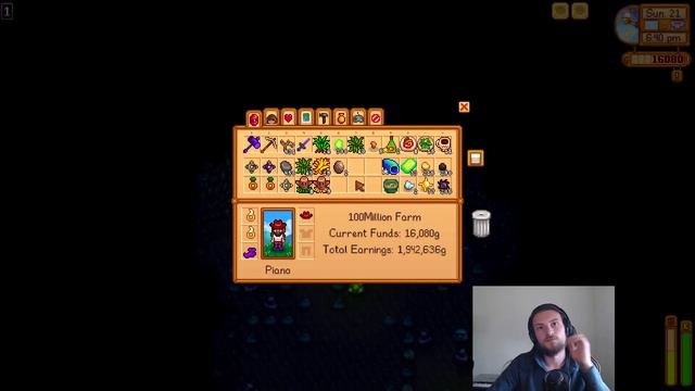 Stardew Valley 100 Million Gold in 1 Year! Spring 21st смотреть онлайн