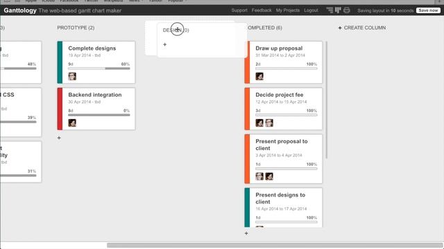Ganttology Kanban View Tutorial смотреть онлайн