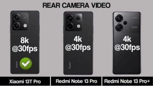 Redmi Note 13 Pro Vs Xiaomi 13T Pro Vs Redmi Note 13 Pro+