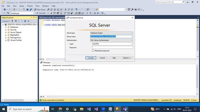 connection between sql server and visual studio смотреть онлайн