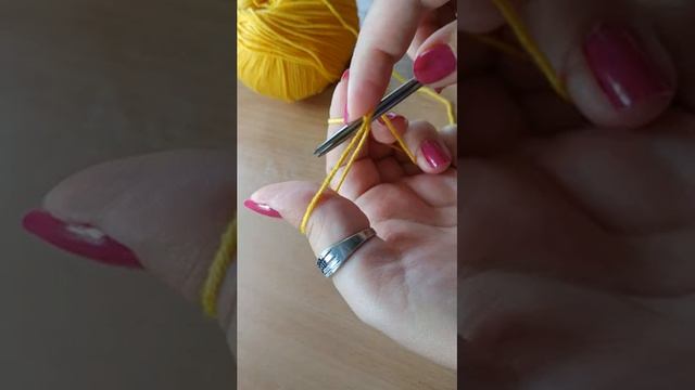 как набрать петли на спицы смотреть онлайн