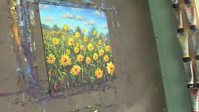 АХ, КАК ПОЮТ ПТИЦЫ ПРИ ЛУНЕ \ Дописываю картину \ Первый полет ДРОНА над Матушкой-землей! смотреть онлайн