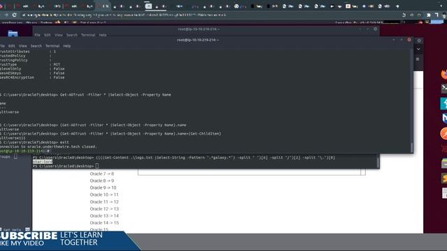 UnderTheWire Oracle Walkthrough смотреть онлайн