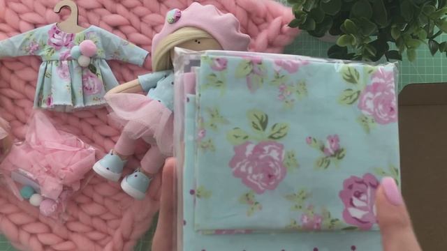 Набор для шитья куклы - текстильная кукла Бетти| Handmade Fabric Toy смотреть онлайн