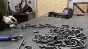 Изготовление Красивого узора из Профильной Трубы! Холодная ковка.