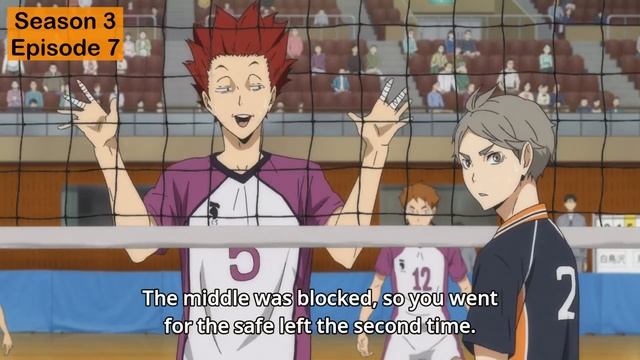 Haikyuu!! | All of Satori Tendou's Guess Blocks смотреть онлайн