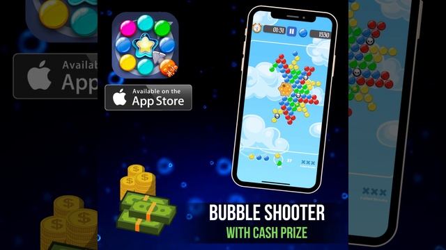 Bubble Shooter Tournament (Bubble Shooter With Cash Prize) New Skillz Games with real cash prizes ! смотреть онлайн