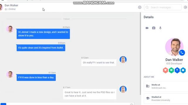 Концепт дизайна Социальной сети смотреть онлайн