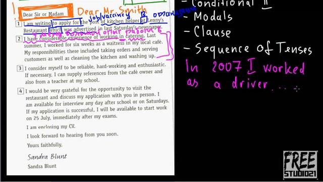 Job application letter - часть 1 смотреть онлайн