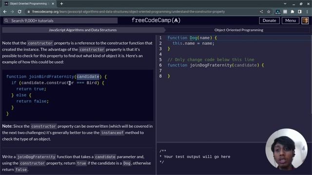 L12 - Understand the Constructor Property | Object Oriented Programming | freeCodeCamp смотреть онлайн