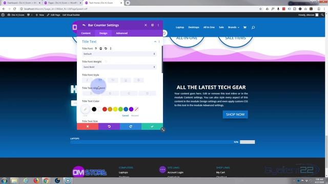 Divi 4 Ecommerce Progress Bar Section With CTA Button ? смотреть онлайн