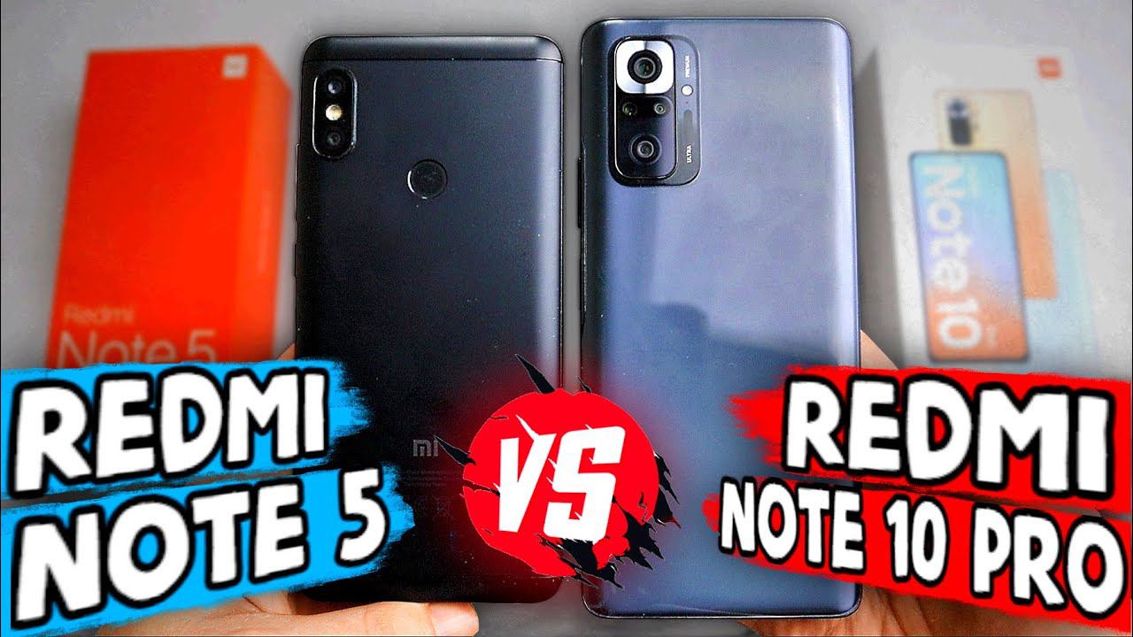 Redmi Note 10 Pro VS Redmi Note 5 - отличия за 3 года