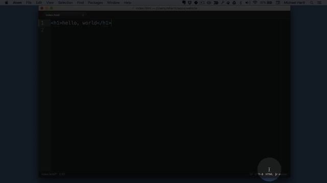 Section 1.5: “Adding an HTML tag” from Learn Enough Git to Be Dangerous смотреть онлайн