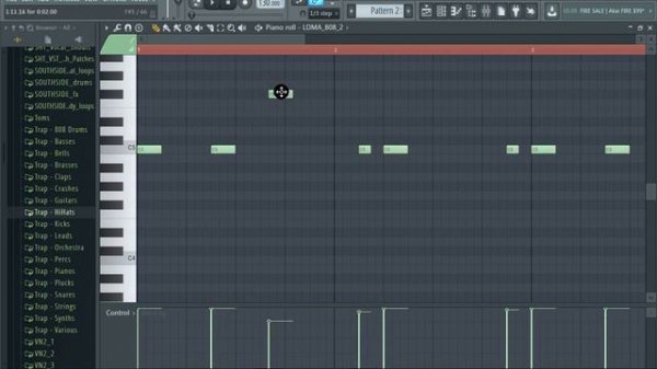 Slide в FL Studio.