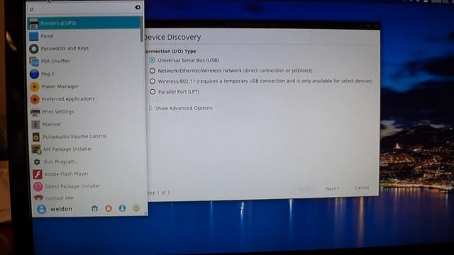 Father's on MX Linux after hard drive crash. hp-setup смотреть онлайн
