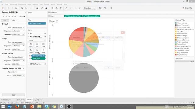 Building a Donut Chart in Tableau Using NBA Data смотреть онлайн