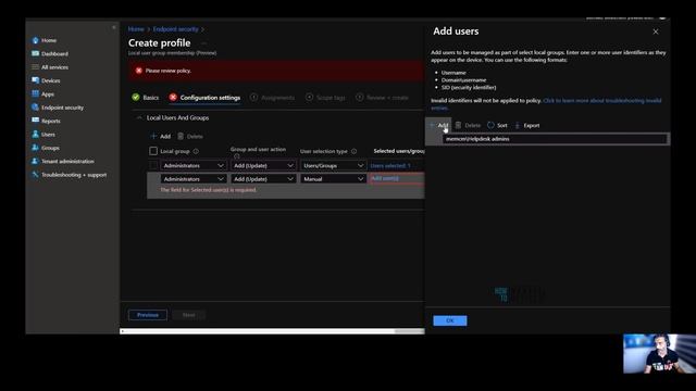 Intune Policies for Managing Local User Groups for Azure AD Joined Devices | Hybrid Azure AD Joined смотреть онлайн