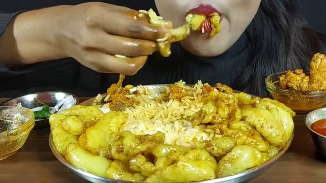 Asmr Eating Mutton Fat Curry Eating Show Chicken Curry Eating Challenge Chicken Liver Curry Mukbang