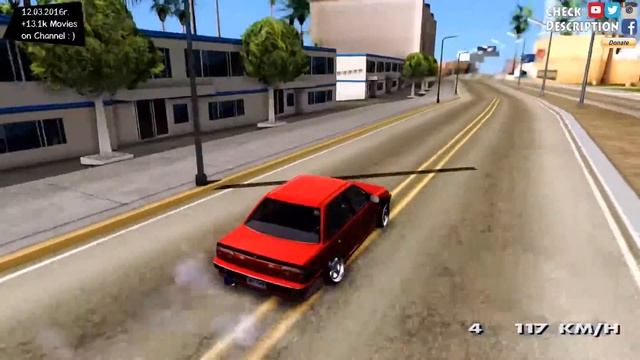 GTA San Andreas - Honda Ef Sedan EnRoMovies _REVIEW смотреть онлайн