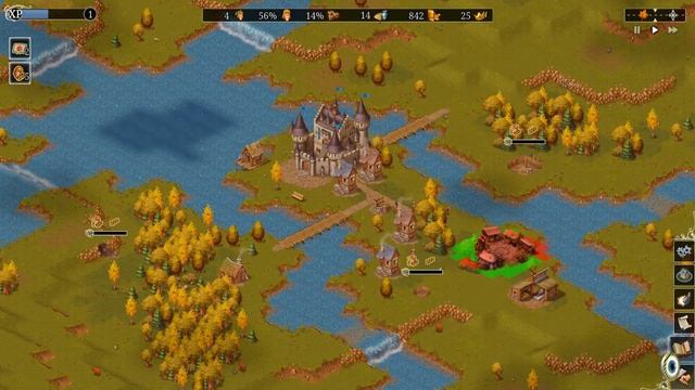 Townsmen - A Kingdom Rebuilt (обзор)/ Смотрим/ Мобильный селостроитель. смотреть онлайн
