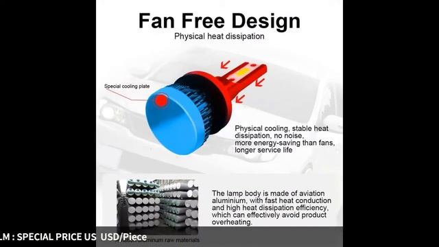 2PCS H4 H7 LED Car Headlight Mini Lamp H1 H11 Headlamps Kit смотреть онлайн