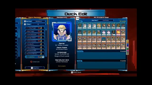 Yu-Gi-Oh! Legacy of the Duelist - Save Game All Unlocker Card смотреть онлайн