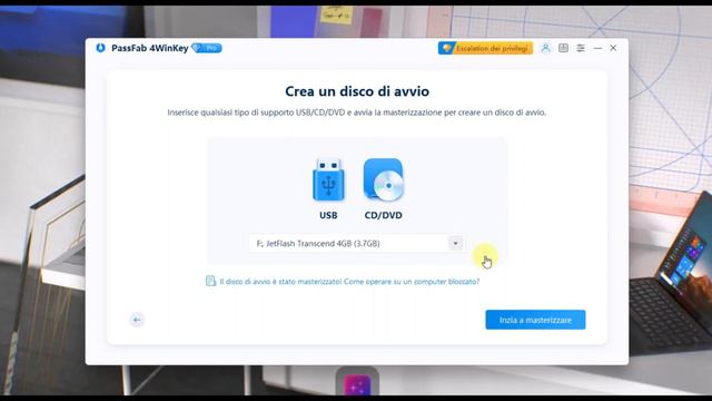 Password PC Dimenticata Windows 7 L PassFab 4WinKey