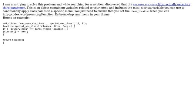 Wordpress: Add class to menu items of one specific menu (nav_menu_css_class) (4 Solutions!!) смотреть онлайн