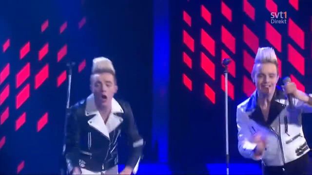 Gina Dirawi & Danny Saucedo VS Jedward - Lipstick - Melodifestivalen 2013 смотреть онлайн
