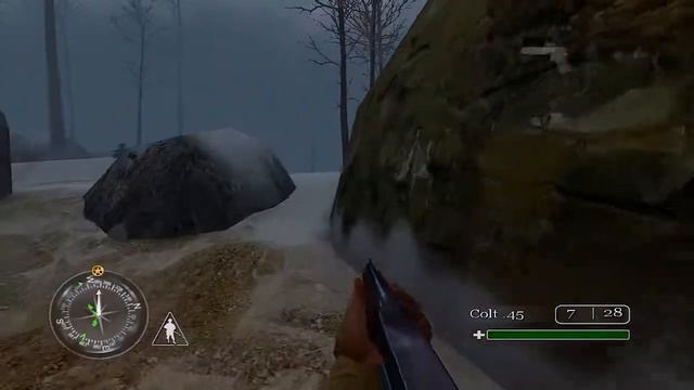 'Hurtgen' Call of Duty Classic Veteran Walkthrough смотреть онлайн