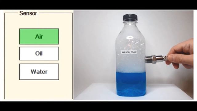 Universal Level Sensor in Washer Fluid Demonstration смотреть онлайн