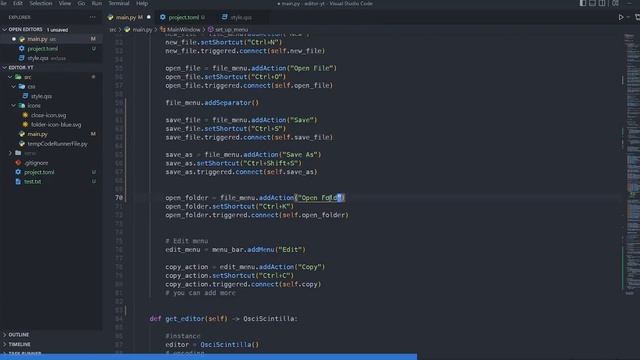 Create Your Own Code Editor in Python Using PyQt5 #2 - Adding Syntax Highlighter & Bug Fixes смотреть онлайн