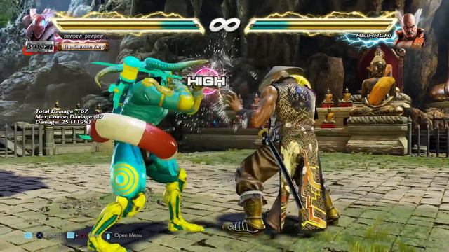 Tekken 7 Yoshimitsu Heihachi Option Select