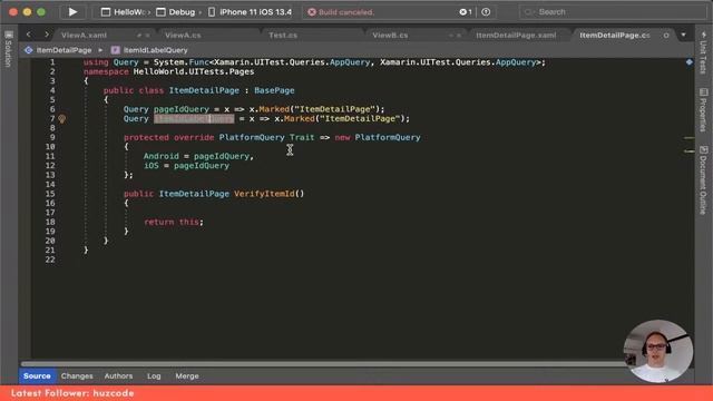 Live Coding: UI Testing Mobile App - Tests for Xamarin Forms Prism Navigation смотреть онлайн