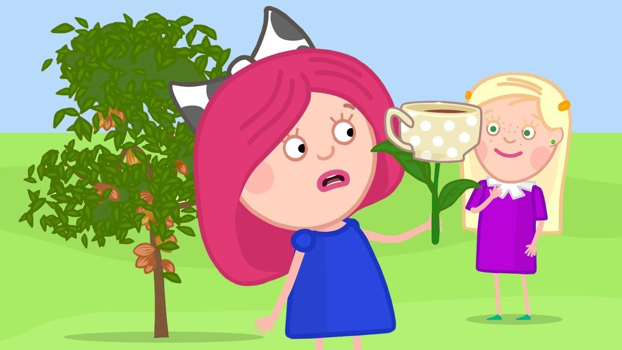 Как растет чай и кофе? Мультики для детей. Смарта и чудо сумка про ботанический сад смотреть онлайн
