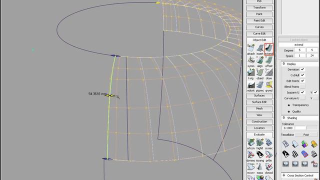 Autodesk Alias Family 2010 Extending Surfaces смотреть онлайн
