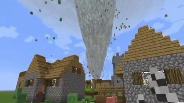 Как вызвать ураган в MineCraft смотреть онлайн