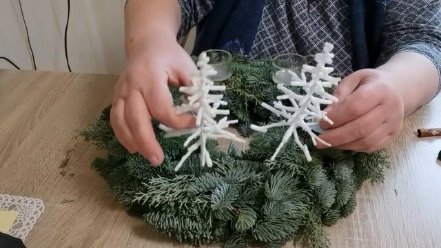 АДВЕНТ! ВЕНОК С 4 СВЕЧКАМИ ДЕЛАЕМ САМИ! | #355 смотреть онлайн